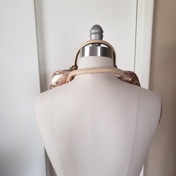 Michael Kors Rose Gold Dome Satchel! - Picture 6 of 14